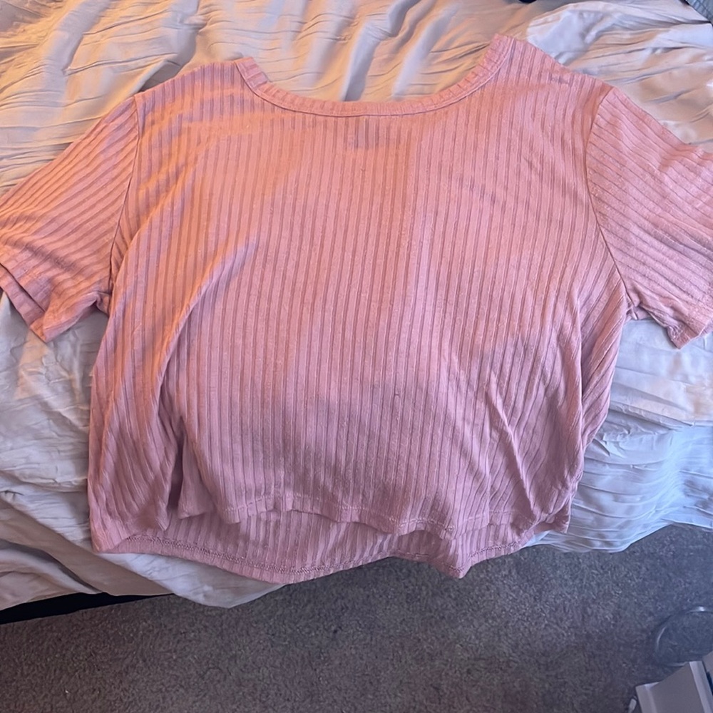 Pink Forever 21 crop top
